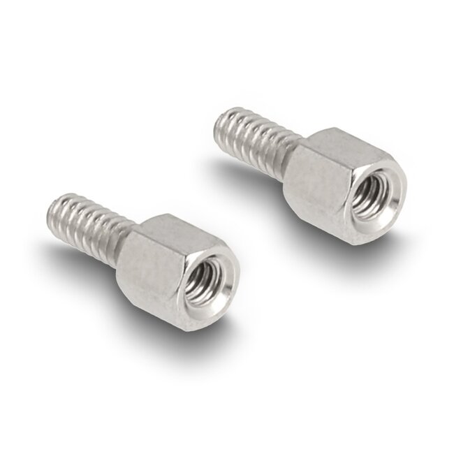 Delock D-Sub Housing for 9 pin male / female plastic housing for flat cable