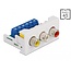 Delock Easy 45 Module 3 x RCA female port 22.5 x 45 mm