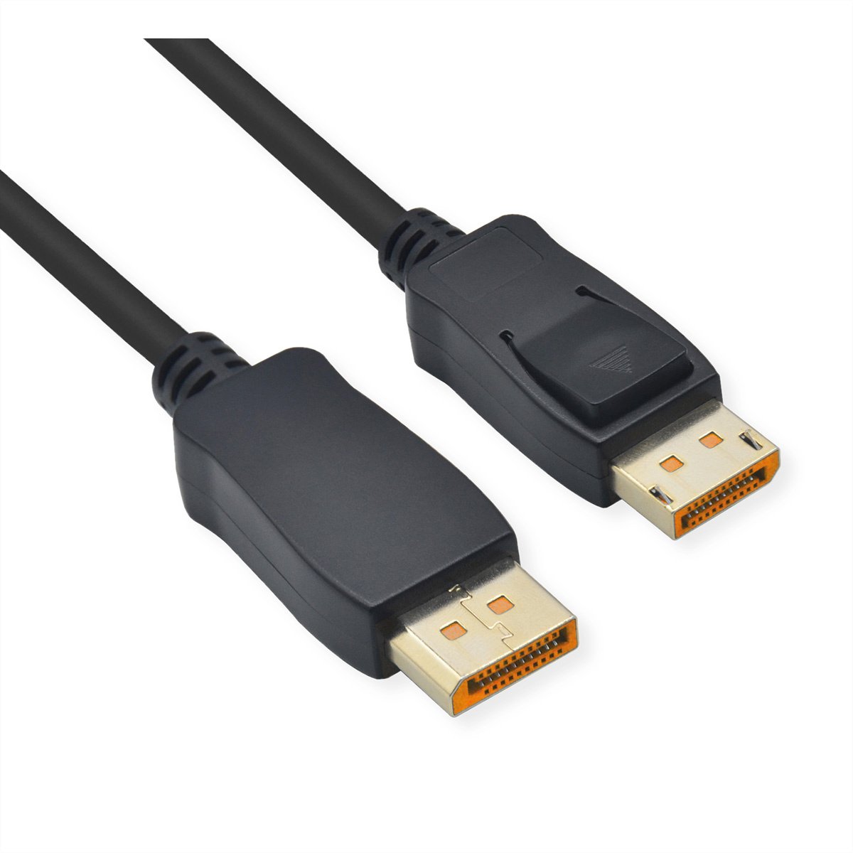 ROLINE DisplayPort-kabel, v2.1, 10K, DP M - M, zwart, 1,5 m