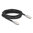 Delock RJ45 Network Cable Cat.6A S/FTP with secure clips set 5 m black