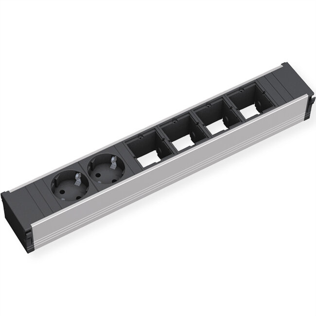 BACHMANN CONI Groot 2x geaard stopcontact 4x ABD