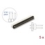 Delock Pin header 20 pin, pitch 2.54 mm, 2-row, straight, 5 pieces