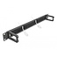 Delock 19″ Cable Management Brush Strip with 2 hooks 1U black
