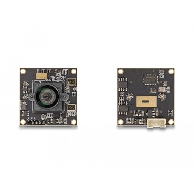 Delock USB 2.0 Camera Module with WDR 2.1 mega pixel IMX291LQR-C Sony® Starvis™ 81° V7 fix focus