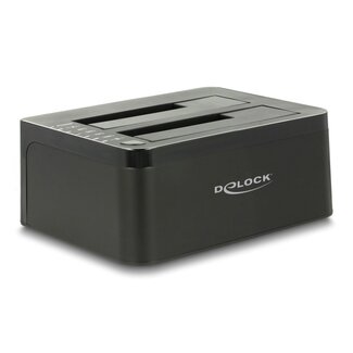 DeLOCK Delock USB 5 Gbps Dual Docking Station for 2 x SATA HDD / SSD with Clone Function