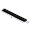 Delock Brush Strip self-adhesive 8 mm - length 5 m black