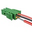 Delock Terminal block set for PCB 2 pin 3.81 mm pitch vertical