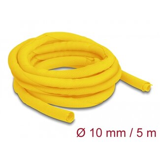 DeLOCK Delock Woven Sleeve self-closing heat-resistant 5 m x 10 mm yellow