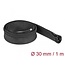 Delock Braided Sleeve with zip fastener heat-resistant 1 m x 30 mm black