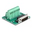 Delock D-Sub 15 pin male to Terminal Block for DIN rail