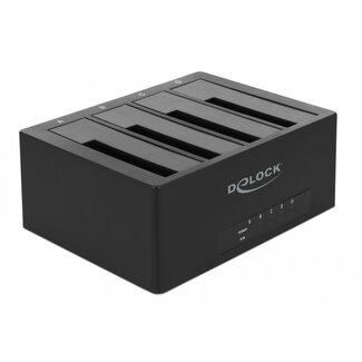 DeLOCK Delock USB Type-C™ Docking Station for 4 x SATA HDD / SSD