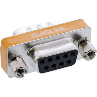 InLine® InLine® Nulmodem adapter, 9-pins stekker/socket