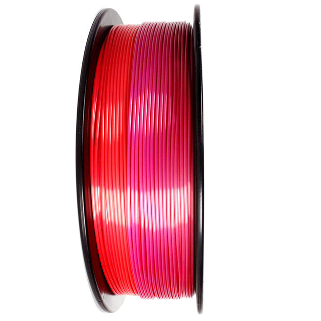 PLA Silk Rainbow Rood/Paars 1.75 mm, 1 kg