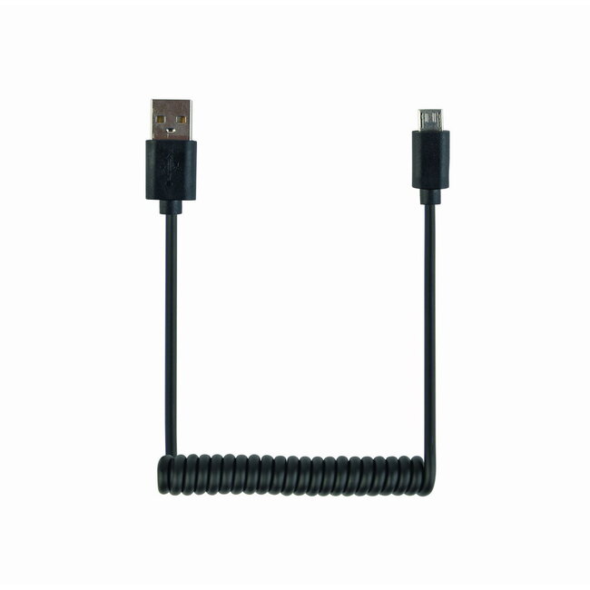 Gedraaide USB kabel (A/MicroB), 0,6 m