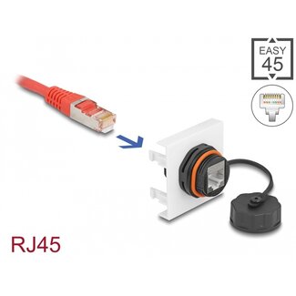 DeLOCK Delock Easy 45 Module Network RJ45 Cat.6A, 45 x 45 mm