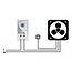 Delock Thermostat with normally open contact for DIN rail