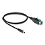 Delock PoweredUSB cable male 12 V to DC 5.5 x 2.5 mm male 1 m