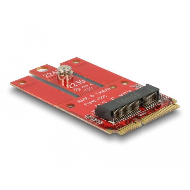 Delock Adapter Mini PCIe > M.2 Key E slot