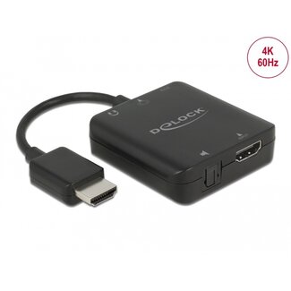 DeLOCK Delock HDMI Audio Extractor 4K 60 Hz compact