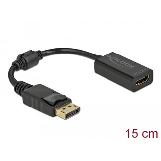 DeLOCK Delock Adapter DisplayPort 1.1 male to HDMI female Passive black