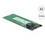Delock Converter SATA 22 pin / SFF-8643 NVMe > 1 x M.2 Key M