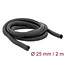 Delock Braided Sleeve self-closing 2 m x 25 mm black
