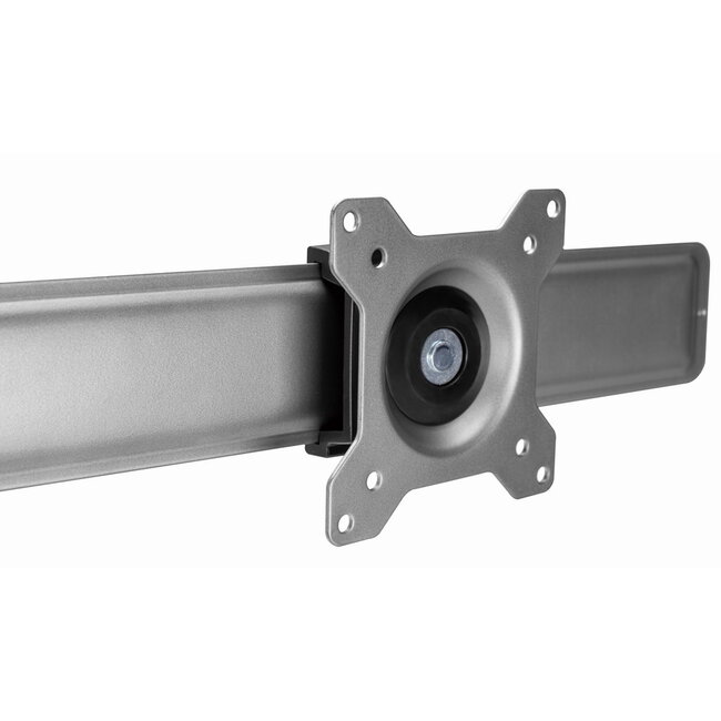 Monitorarm met gasveer voor 3 monitoren (wandmontage), space grey