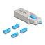 Delock DisplayPort Port Blocker Set for DisplayPort female ports 4 pieces + lock tool