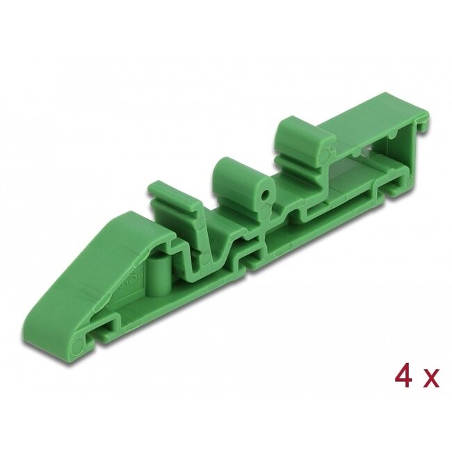 Delock DIN rail clip for PCB 85 mm 4 pieces