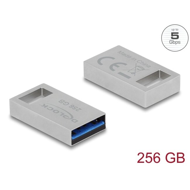 Delock USB 5 Gbps Memory Stick 256 GB - Metal Housing