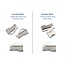 Delock RJ45 Modular Plug with curved latch Cat.6 and bend protection boots 50 pcs set