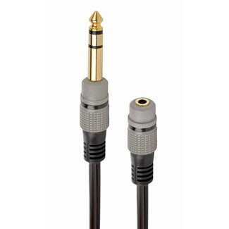 Cablexpert 6.35 mm naar 3.5 mm audio-adapterkabel, 0.2 m