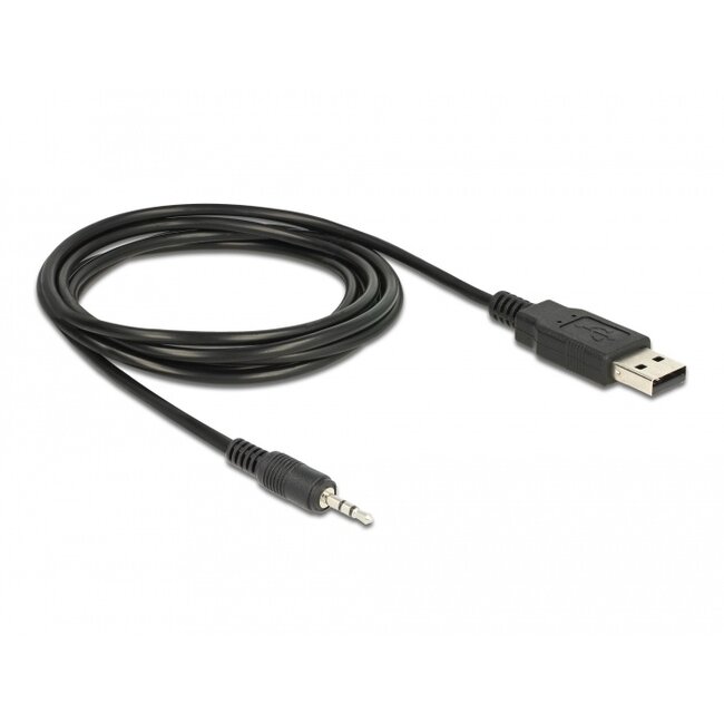 Delock Converter USB 2.0 male > TTL 2.5 mm 3 pin stereo jack male 1.8 m (5 V)