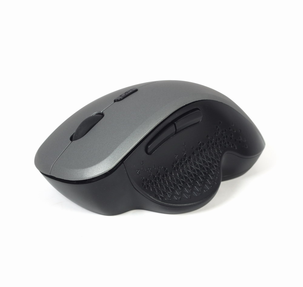 GEMBIRD Maus OPT WIRELESS 6 Tasten USB Nano-Empf. schw./grey