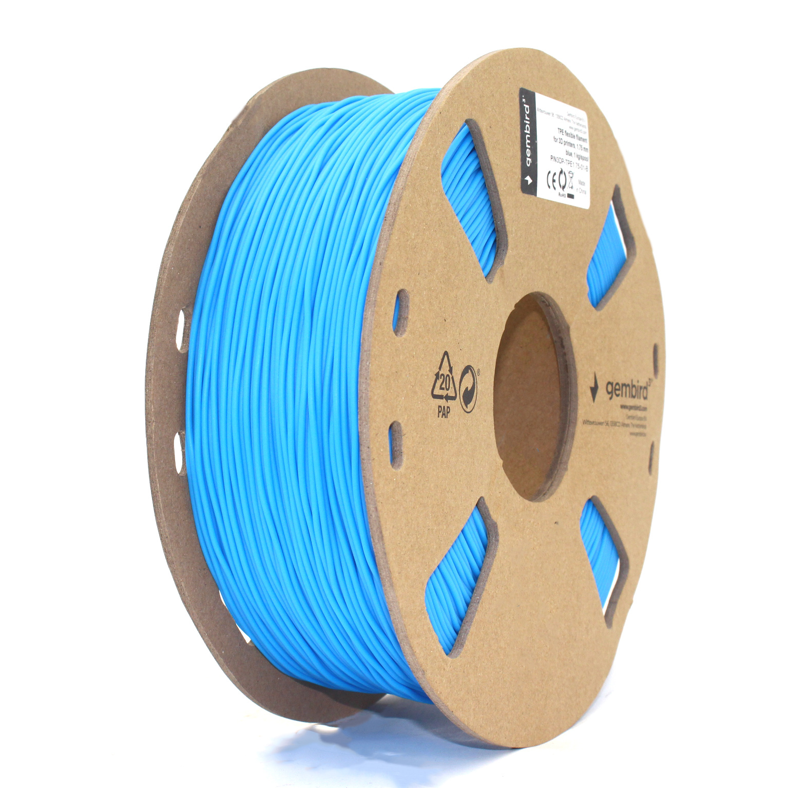 TPE flexibel Blauw, 1.75 mm, 1 kg