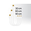 Delock Data and Fast Charging Cable USB 2.0 Type-A male > USB 2.0 Type Micro-B male 3 pieces set white