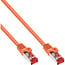 InLine® Patchkabel, S-STP/PiMF, Cat. 6, oranje, 0.3m