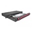 Delock 19″ Optical Fiber Splice Box 12 x SC Duplex OM4 1U complete assembled