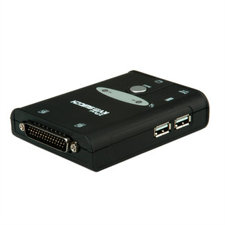 Value VALUE KVM Switch "Star", 1U - 2 PCs, HDMI, USB