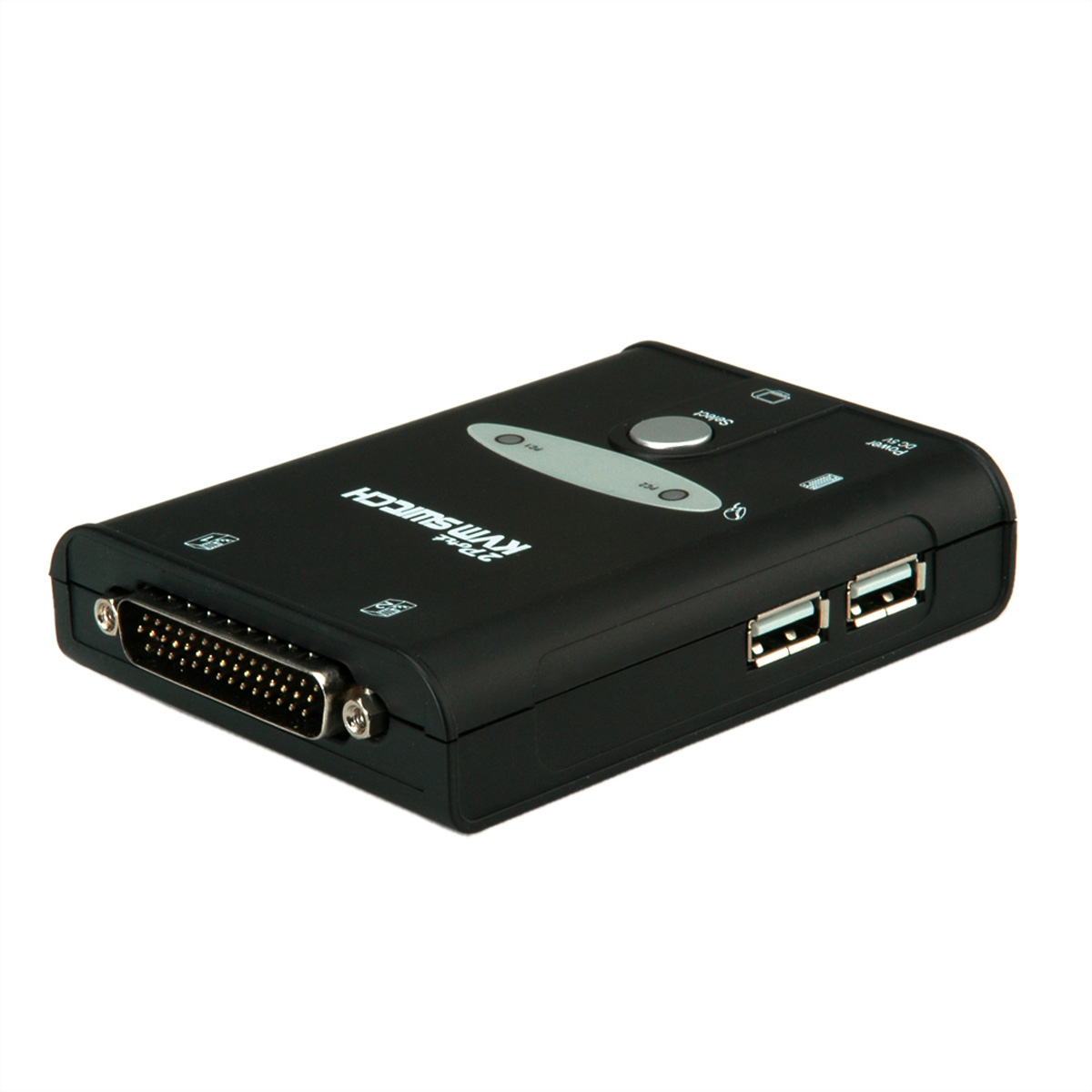 Roline Value KVM Switch "Star"", 1U - 2 PCs, HDMI, USB KVM-switch"