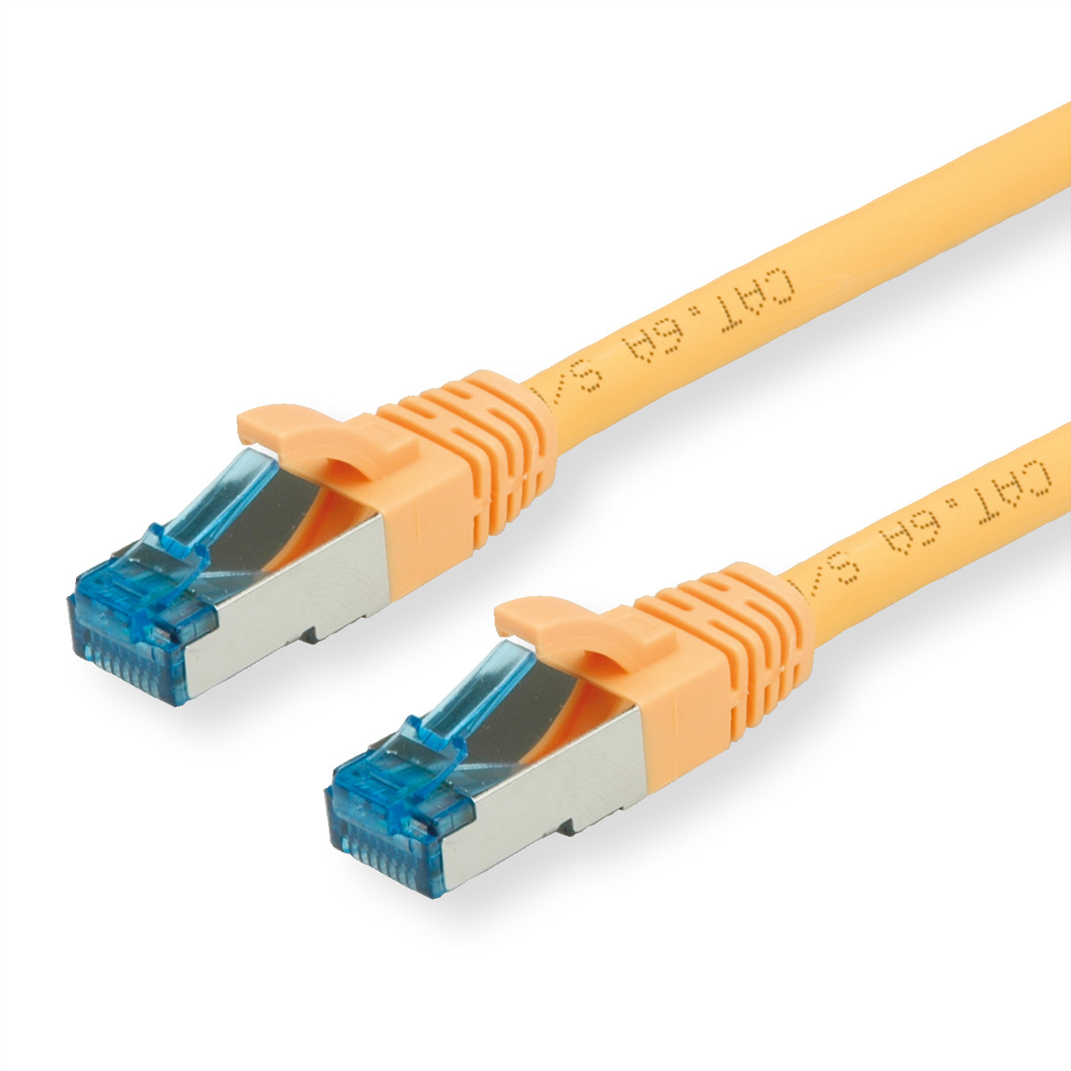 Roline Value 7m S/FTP Cat.6a. Snoerlengte: 7 m, Kabel standaard: Cat6a, Kabelafscherming: S/FTP (S-STP), Aansluiting 1: RJ-45, Aansluiting 2: RJ-45, Contact geleider materiaal: Gou