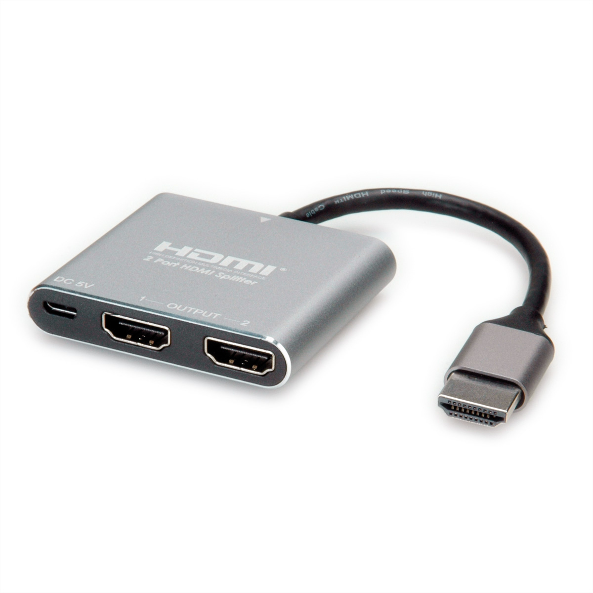 Value 14.99.3585 HDMI-splitter 3840 x 2160 Pixel Zilver