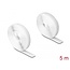 Delock Heavy-duty Hook-and-Loop tape L 5 m x W 20 mm white