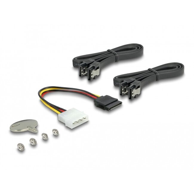 Delock 5.25″ Mobile Rack for 1 x 2.5″ + 1 x 3.5″ SATA HDD + 2 x USB 3.0 ports