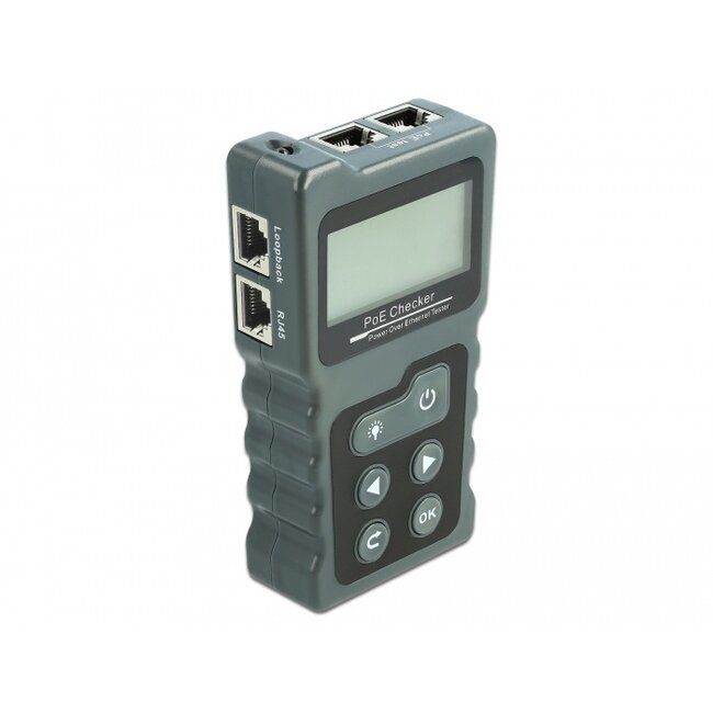 Delock LCD Cable Tester RJ45 / PoE / DC
