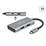 Delock External USB 10 Gbps USB Type-C™ Hub with 3 x USB Type-A and 1 x USB Type-C™