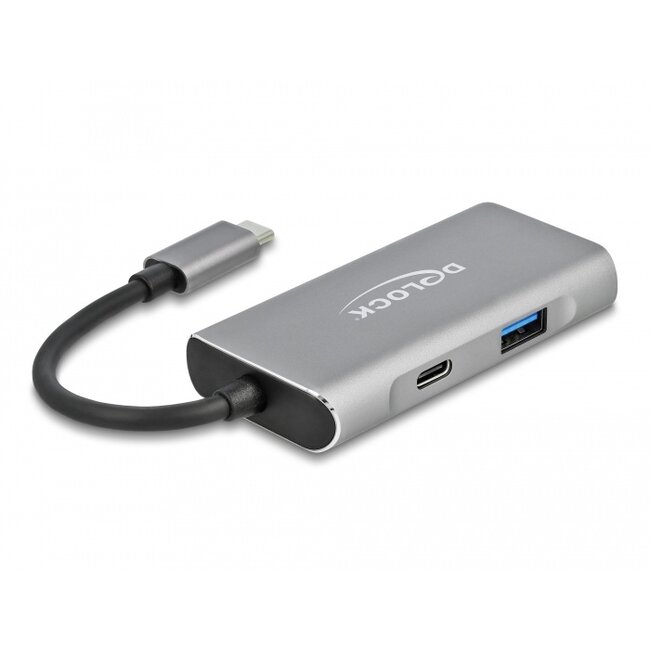 Delock External USB 10 Gbps USB Type-C™ Hub with 3 x USB Type-A and 1 x USB Type-C™