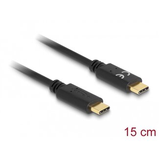 DeLOCK Delock USB Type-C™ Charging Cable 15 cm PD 5 A with E-Marker