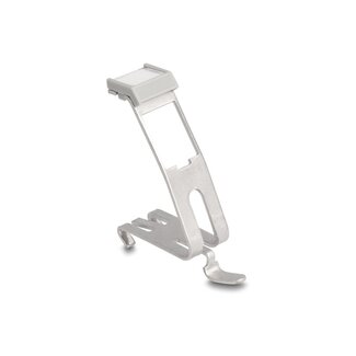 DeLOCK Delock Keystone Holder with labelling field 1 port for DIN rail metal