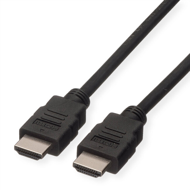 ROLINE HDMI High Speed kabel met Ethernet M-M, LSOH, zwart, 5 m